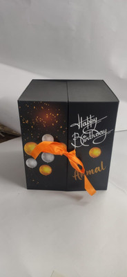Intact Media Cake Box Cardboard cake packaging Packaging Box(Pack of 1 Black)