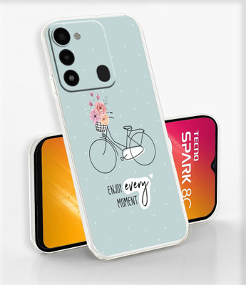mobom Back Cover for Tecno Spark 8C(Multicolor, Dual Protection, Silicon, Pack of: 1)