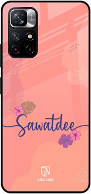 GLOBAL NOMAD Back Cover for Redmi Note 11T 5G(Multicolor, Grip Case, Silicon, Pack of: 1)