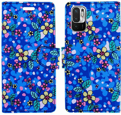 Realgo Flip Cover for Redmi Note 10T 5G(Blue, Pack of: 1)