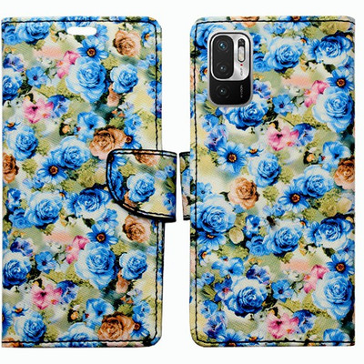 Realgo Flip Cover for Redmi Note 10T 5G(Blue, Pack of: 1)