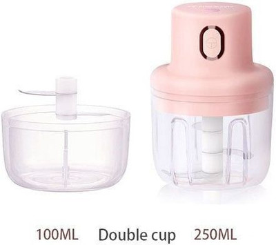 Deewak Rechargeable Mini Garlic Grinder for Chili Onion Vegetable Nuts Meat Chopper Vegetable & Fruit Chopper(Pack of 1)