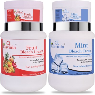 CLAVINIA Fruit Bleach + Mint Bleach 1 kg x 2(2 Items in the set)