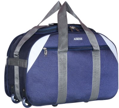 Airish (Expandable) dark blue color luggage travel bag Duffel With Wheels (Strolley)