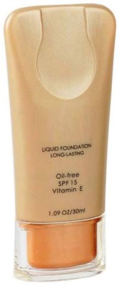 tanvi27 Oil Free Long Lasting Liquid Foundation with SPF 15 Foundation(BEIGE, 30 ml)