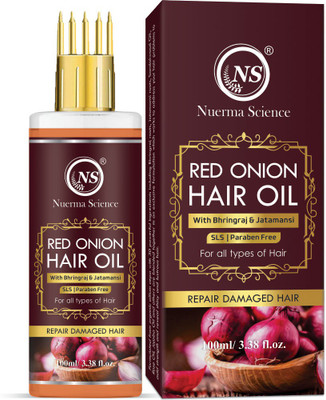 Nuerma Science Red Onion Oil for Hair Regrowth & Hair Fall Control Hair Oil (100 ml) Hair Oil(100 ml)