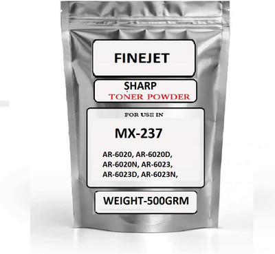 FINEJET MX-237 Toner (Black) Compatible for Use Sharp AR-6020(500grm) Black Ink Toner Powder