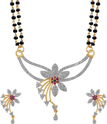 shivay Alloy Gold-plated Multicolor Jewellery Set(Pack of 1)
