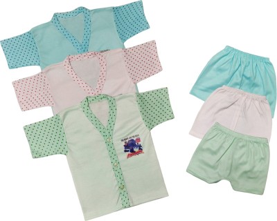 MPT.YOGI Baby Boys & Baby Girls Casual Shirt Shorts(Multicolor)