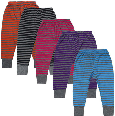 ISHRIN Track Pant For Baby Boys & Baby Girls(Multicolor, Pack of 5)