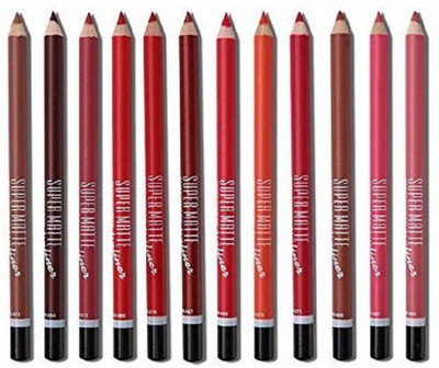 Libline Bold Matte Lipliner Pencil Set | Long Stay(MUTICOLOR)