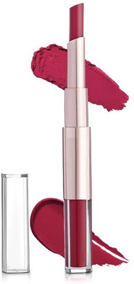 YAWI Matte 2 in 1 Kiss Proof Ultra Smooth & Long Lasting Finish Transfer(Wine, 10 g)