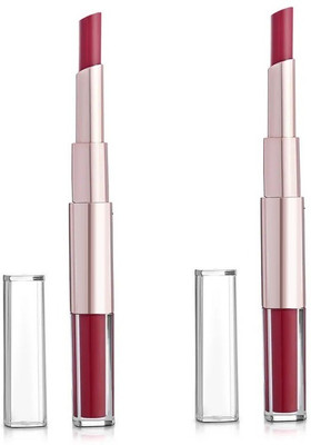 YAWI Matte Proof Ultra Smooth & Long Lasting Finish Transfer Combo(Wine, 20 g)