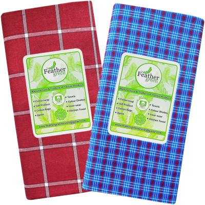 Feather Green Checkered Multicolor Lungi