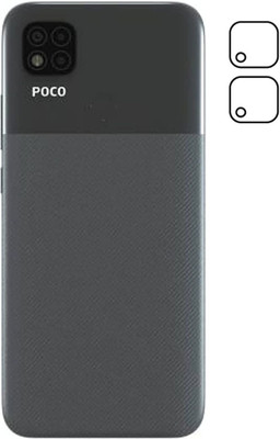 EJZATI Back Camera Lens Glass Protector for POCO C31 BACK CAMERA TEMPERED(Pack of: 2)