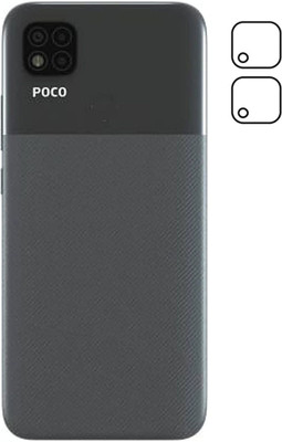 EJZATI Back Camera Lens Glass Protector for POCO C31 BACK CAMERA TEMPERED(Pack of: 2)