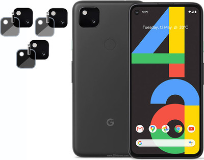 XAZE Back Camera Lens Glass Protector for Google Pixel 4a(Pack of: 3)