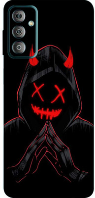 BugguSkin Samsung Galaxy F23 5G, samsung galaxy f23 5g Mobile Skin(Ultra Super Black Devil Skin With High Matte Finish.)