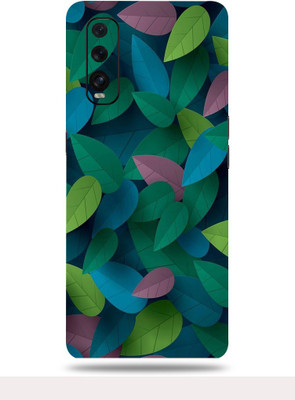 OggyBaba Oppo Find X2 Mobile Skin(Colorful Leafes Multicolor Skin With Ultra Matte Finish)