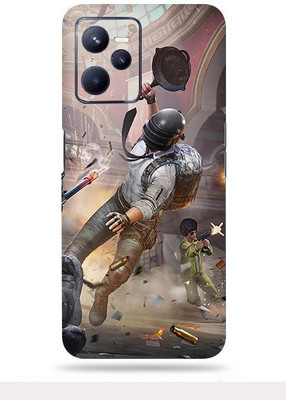 WeCre8 Skin's Realme C35 Mobile Skin(Pubg Pan Fight Multicolor Skin With Ultra Matte Finish)