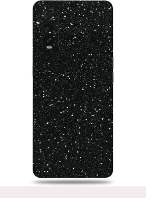 OggyBaba Oppo Find X2 Mobile Skin(Black Glitter Skin With Ultra Matte Finish)