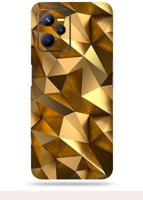 WeCre8 Skin's Realme C35 Mobile Skin(Golden Polygon Multicolor Skin With Ultra Matte Finish)