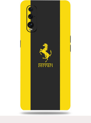 OggyBaba Oppo Find X2 Mobile Skin(Ferrari Sign Multicolor Skin With Ultra Matte Finish)