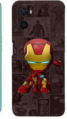 Mclaxa Baby Ironman Mobile Back Skin, Baby Ironman, OPPO A96 Mobile Skin(Baby Ironman Skin With Super Matte Finish)