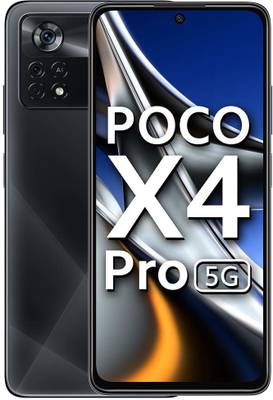 POCO X4 Pro 5G (Laser Black, 64 GB)  (6 GB RAM)