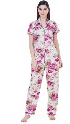 KV2 Women Printed Multicolor Shirt & Pyjama set