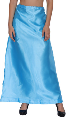 CHITKARA PT26-SeaBlue Satin Blend Petticoat(Free)