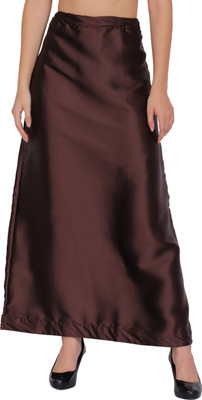 CHITKARA PT16-Brown Satin Blend Petticoat(Free)
