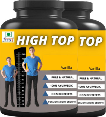 hindustan herbal High Top Vanilla Flavor Pack of 2 Protein Blends Whey Protein(200 g, Vanilla)