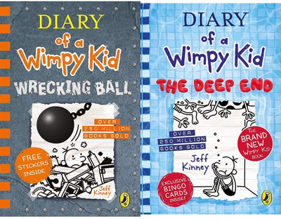 Diary Of A Wimpy Kid: Book 14 & 15 - The Wrecking Ball & The Deep End(Paperback, Jeff Kinney)