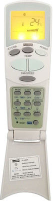 BhalTech 16 AC with Display Light Compatible for  LG AC with Backlight Remote Controller(White)