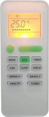 BhalTech 145 AC with Display Light Compatible for  IFB AC with Backlight Remote Controller(White)