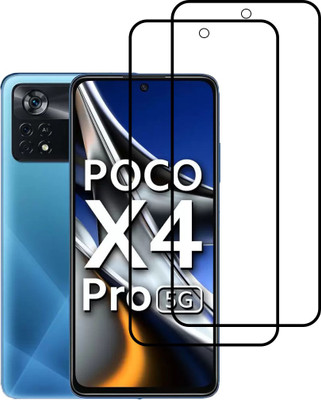 GORILLAPRIME Edge To Edge Tempered Glass for . POCO X4-Pro 5G(Pack of 2)