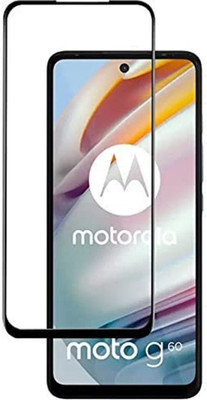 DMJHP Edge To Edge Tempered Glass for Moto G60(Pack of 1)