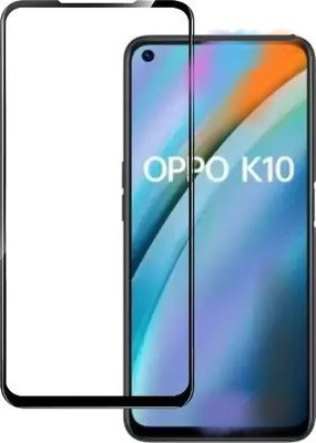 LIKEDESIGN Edge To Edge Tempered Glass for Oppo K10(Pack of 1)