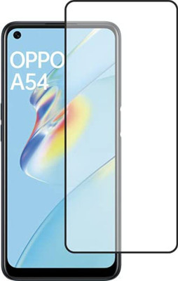 DMJHP Edge To Edge Tempered Glass for Oppo A54(Pack of 1)