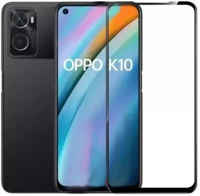 welldesign Edge To Edge Tempered Glass for Oppo K10(Pack of 1)