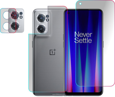 PONDRIK Front and Back Screen Guard for OnePlus Nord CE 2 5G(Pack of 3)