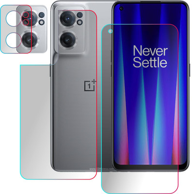 PONDRIK Front and Back Screen Guard for OnePlus Nord CE 2 5G(Pack of 3)