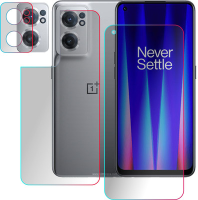 PONDRIK Front and Back Screen Guard for OnePlus Nord CE 2 5G(Pack of 3)