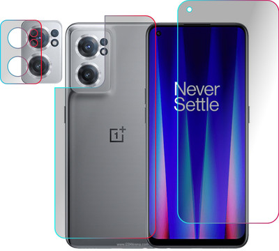 PONDRIK Front and Back Screen Guard for OnePlus Nord CE 2 5G(Pack of 3)