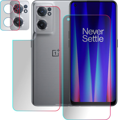 PONDRIK Front and Back Screen Guard for OnePlus Nord CE 2 5G(Pack of 3)