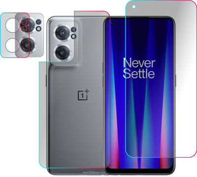 PONDRIK Front and Back Screen Guard for OnePlus Nord CE 2 5G(Pack of 3)