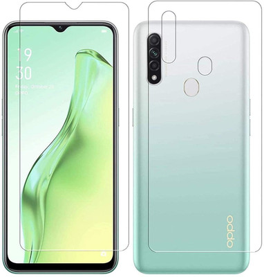 4 YARDS Front and Back Tempered Glass for Oppo A31(Pack of 1)