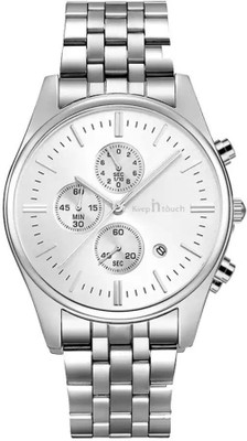V TRADERS Impossible Screen Guard for UG- SILVER AINLESS EEL WATCH FOR MEN & WOMEN Analog Watch(Pack of 1)