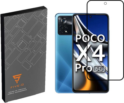 FIVE-O Edge To Edge Tempered Glass for POCO X4 Pro 5G(Pack of 1)